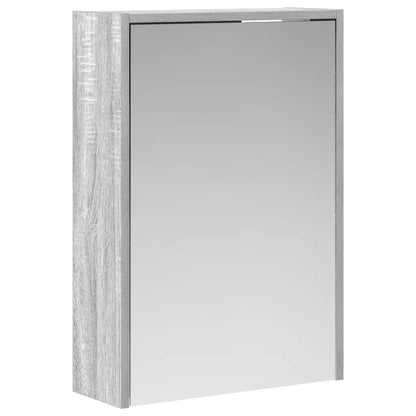 Mobiletto per specchio da bagno Grigio Sonoma 43 x 16 x 62.5 cm | homemem39