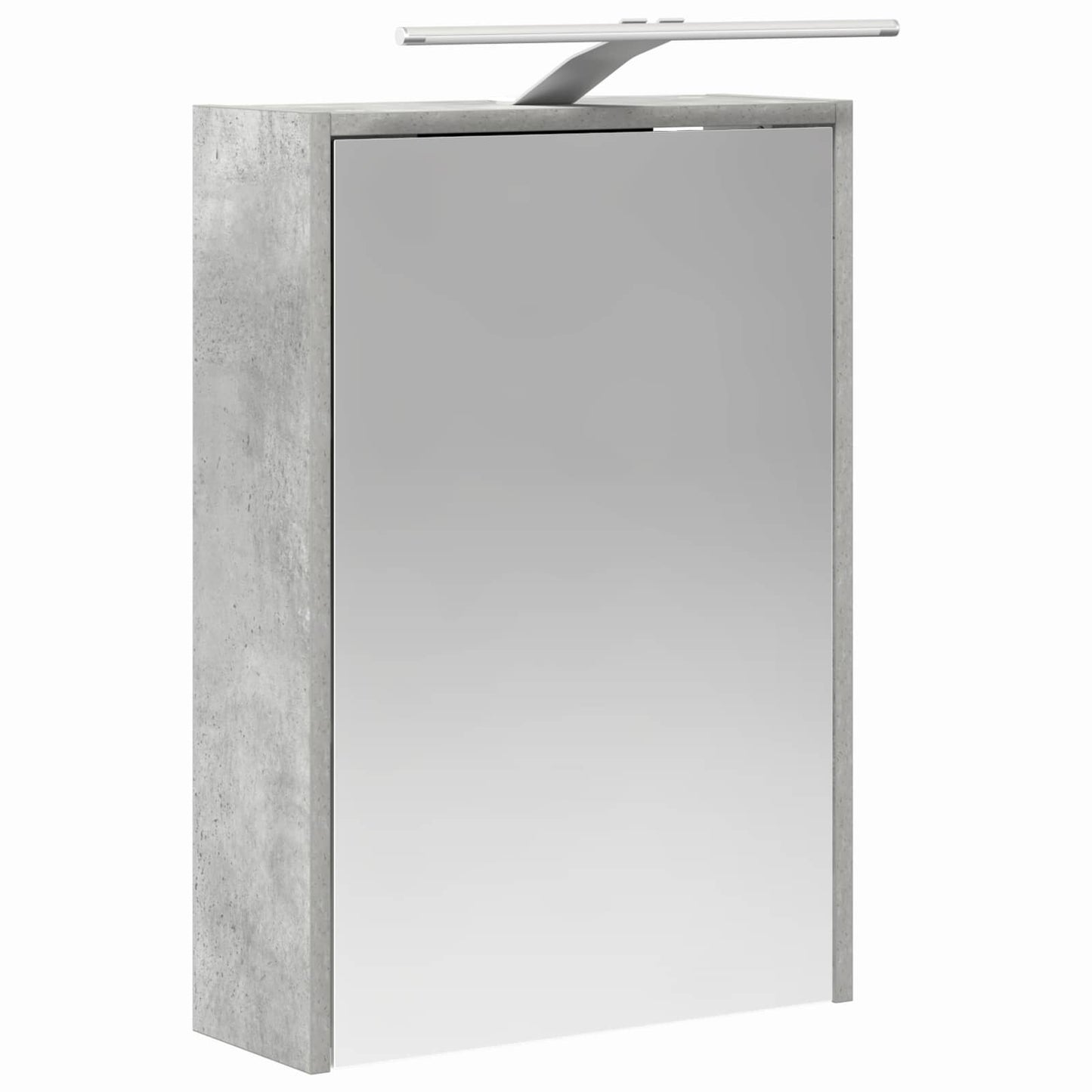 Mobiletto per specchio da bagno con lo scaffale Grigio cemento | homemem39