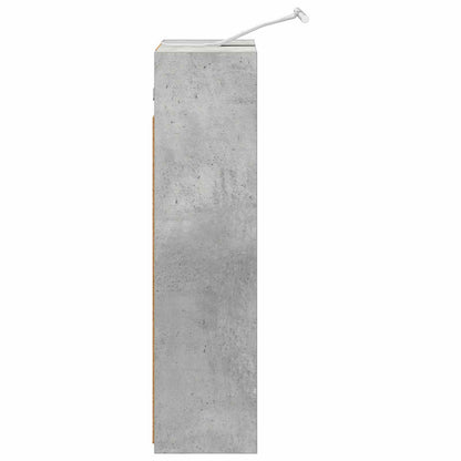 Mobiletto per specchio da bagno con lo scaffale Grigio cemento | homemem39