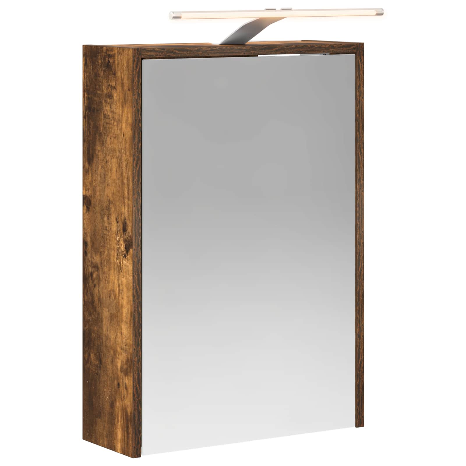 Mobiletto per specchio da bagno Rovere fumé 43 x 16 x 62.5 cm | homemem39