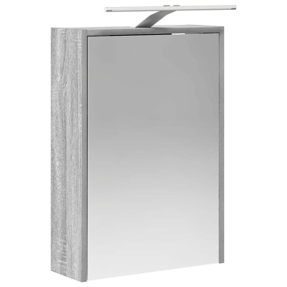 Mobiletto per specchio da bagno Grigio Sonoma 43 x 16 x 62.5 cm | homemem39