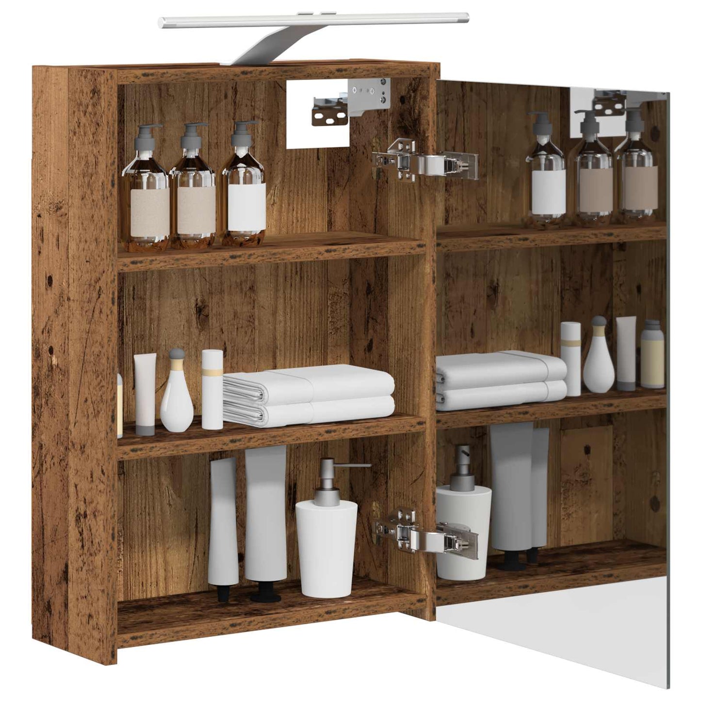 Mobiletto per specchio da bagno Legno vecchio 43 x 16 x 62.5 cm | homemem39