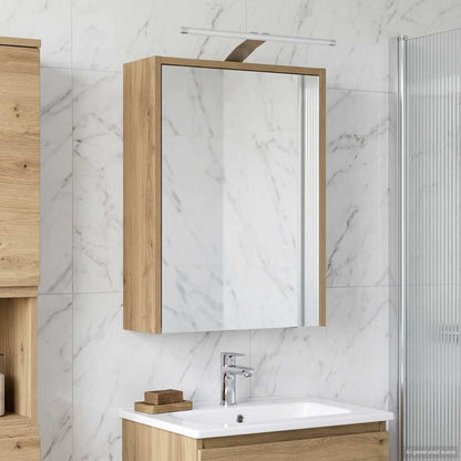 Mobiletto per specchio da bagno Rovere Artigianale | homemem39
