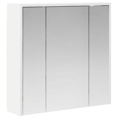 Mobiletto per specchio da bagno Bianco 63,5 x 16 x 62,5 cm | homemem39