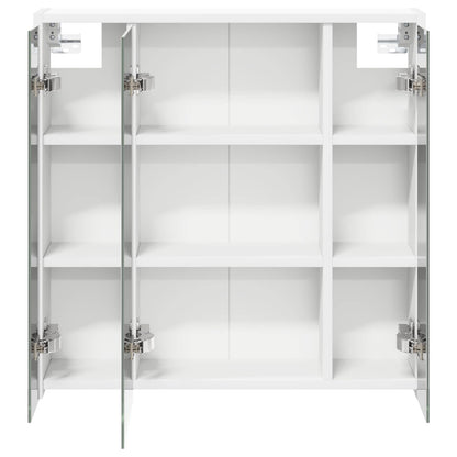 Mobiletto per specchio da bagno Bianco 63,5 x 16 x 62,5 cm | homemem39
