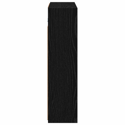 Mobiletto per specchio da bagno Rovere Nero 63,5 x 16 x 62,5 cm | homemem39