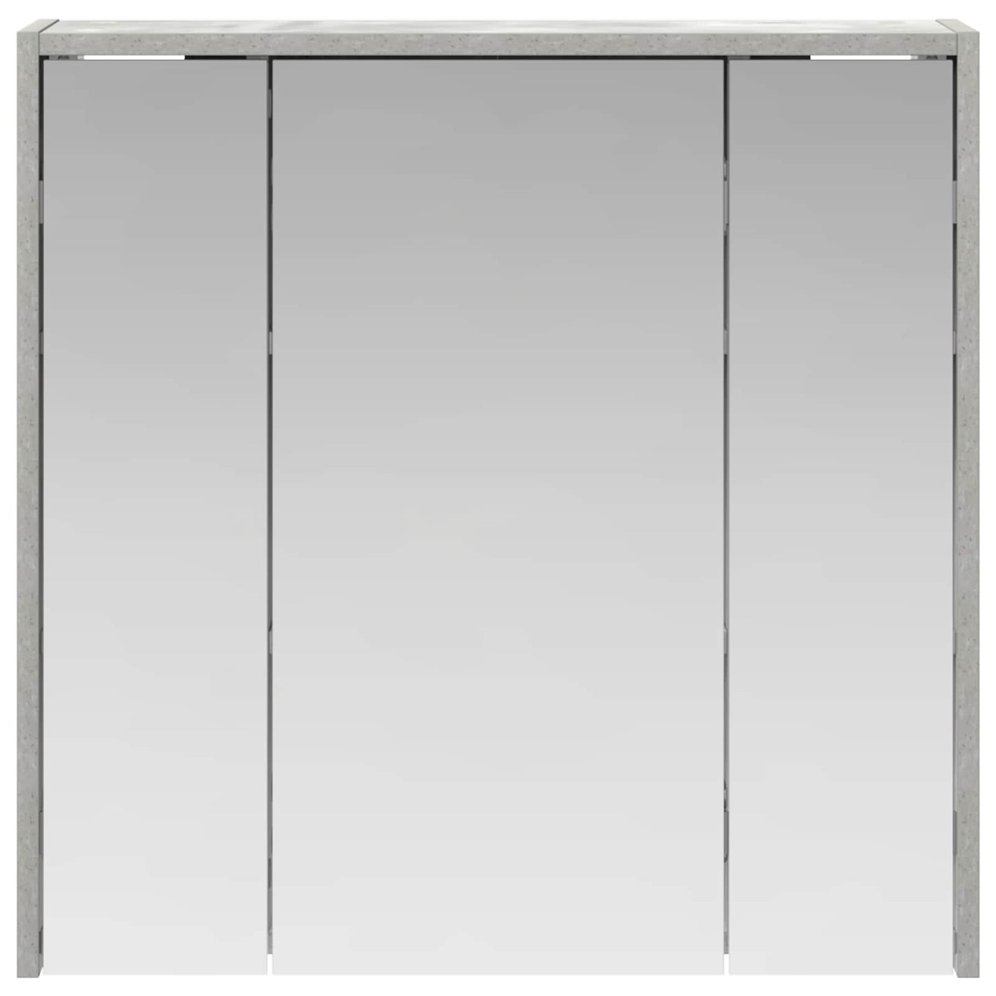 Mobiletto per specchio da bagno Grigio cemento | homemem39