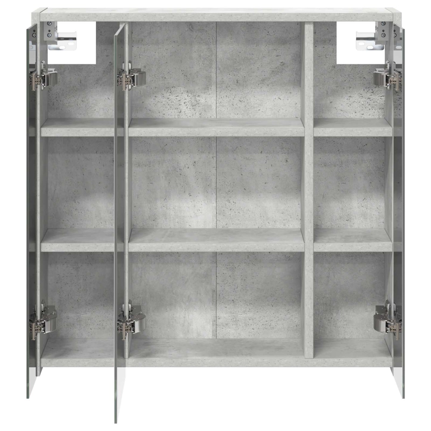 Mobiletto per specchio da bagno Grigio cemento | homemem39