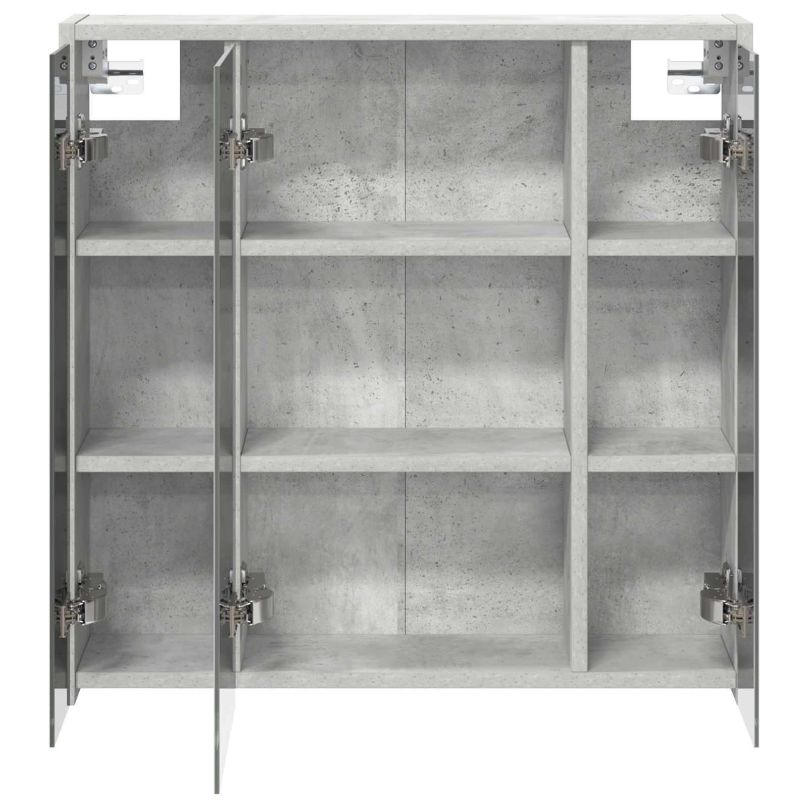 Mobiletto per specchio da bagno Grigio cemento | homemem39