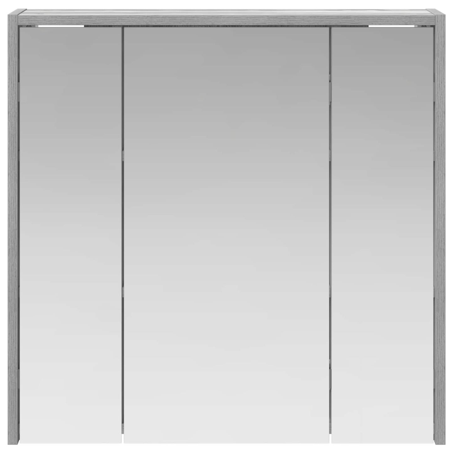 Mobiletto per specchio da bagno Grigio Sonoma | homemem39