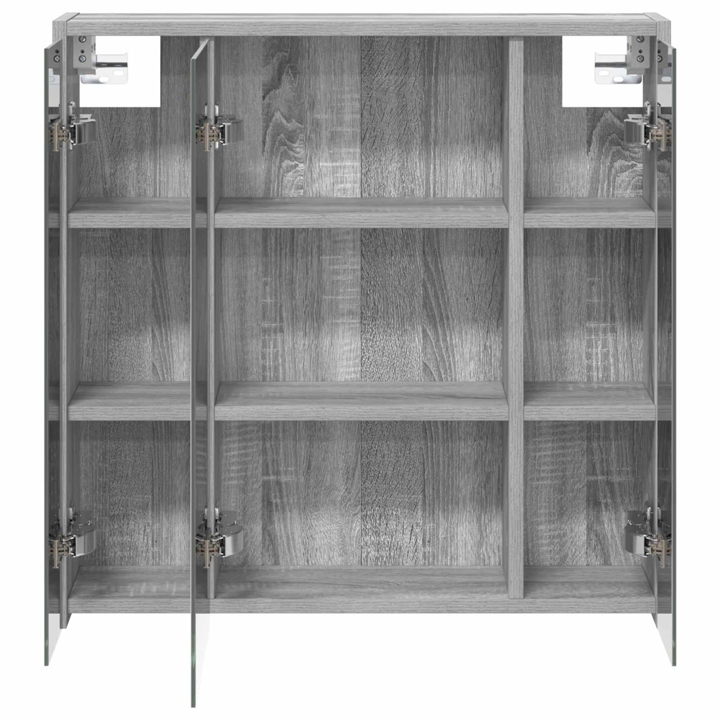 Mobiletto per specchio da bagno Grigio Sonoma | homemem39