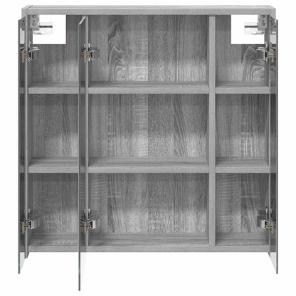 Mobiletto per specchio da bagno Grigio Sonoma | homemem39