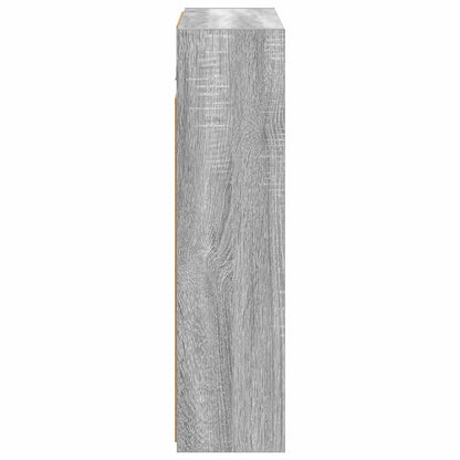 Mobiletto per specchio da bagno Grigio Sonoma | homemem39