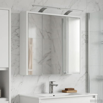 Mobiletto per specchio da bagno Bianco 63,5 x 16 x 62,5 cm | homemem39