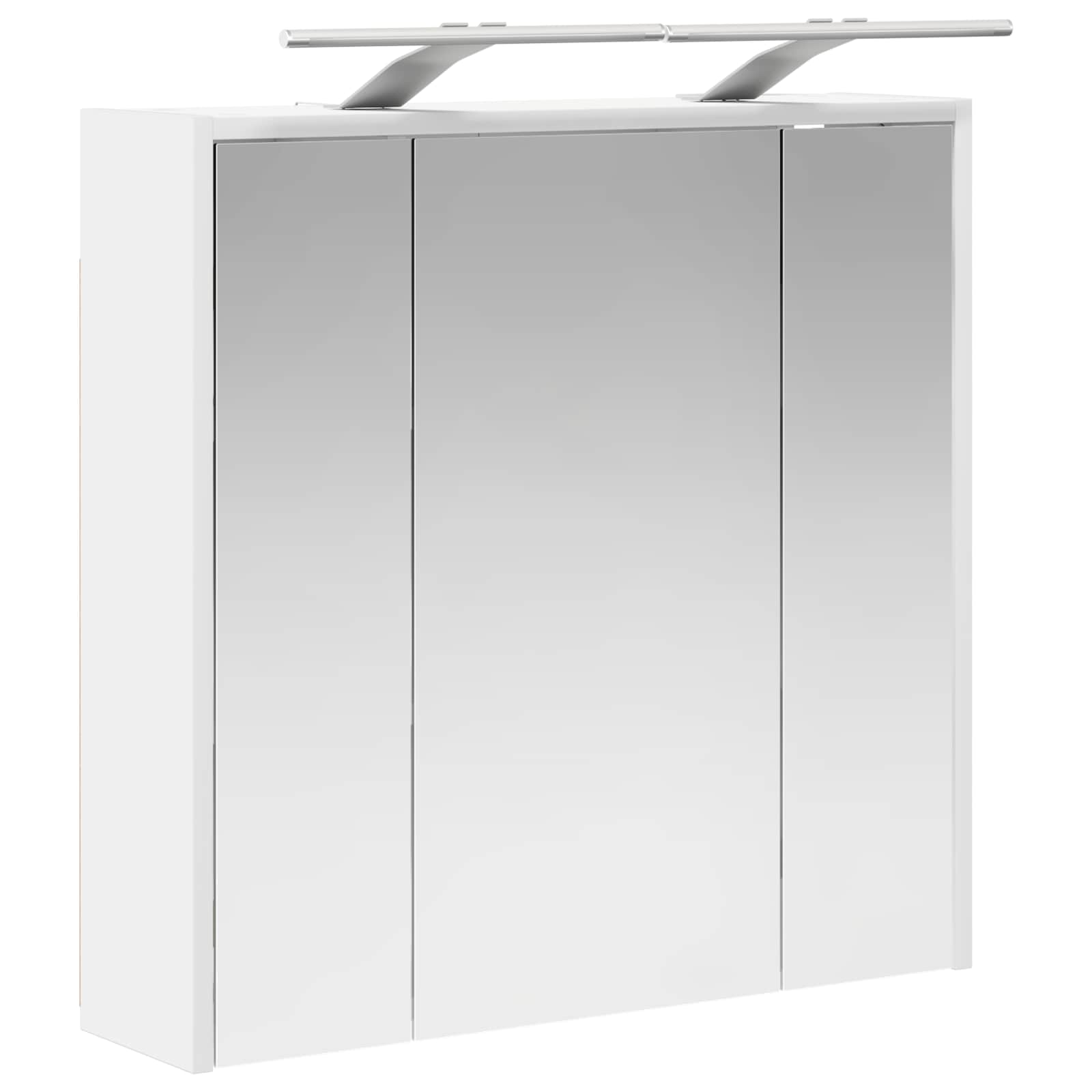 Mobiletto per specchio da bagno Bianco 63,5 x 16 x 62,5 cm | homemem39