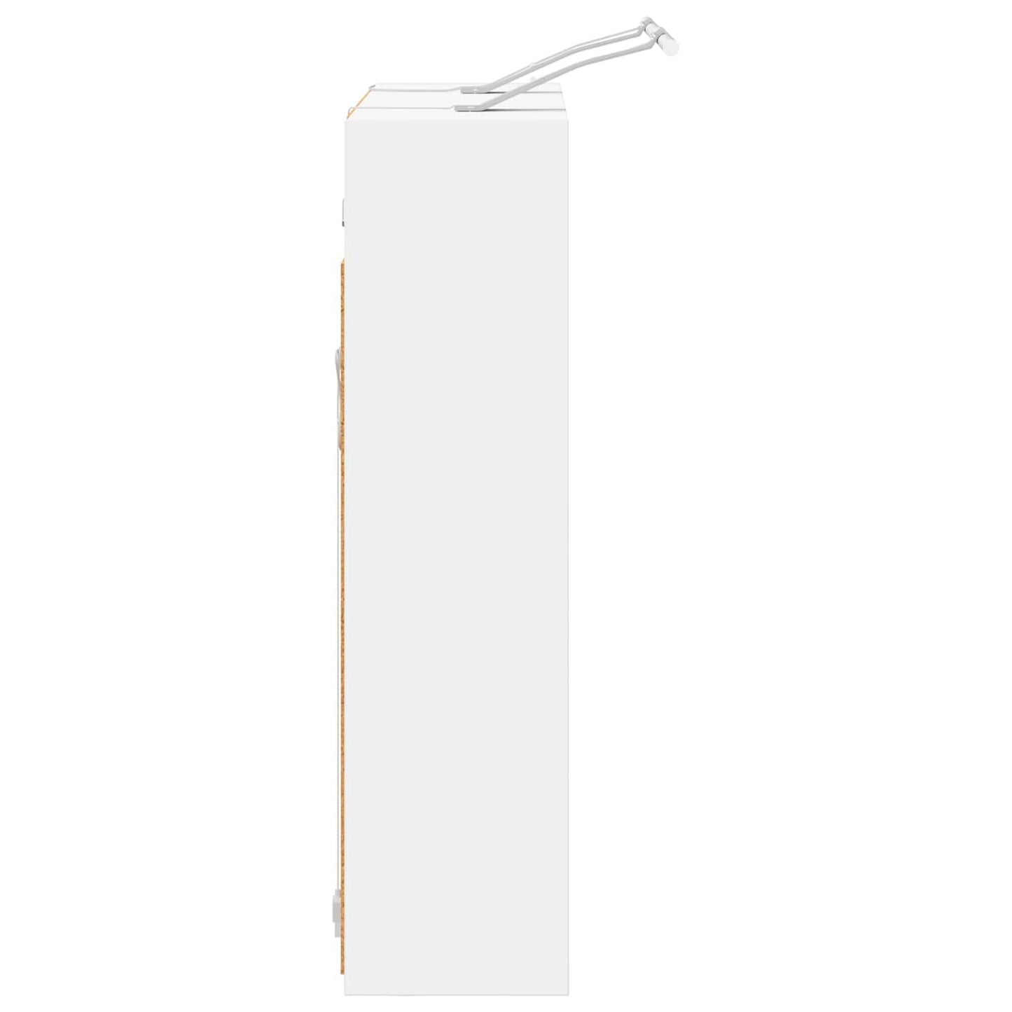 Mobiletto per specchio da bagno Bianco 63,5 x 16 x 62,5 cm | homemem39