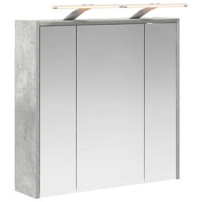 Mobiletto per specchio da bagno Grigio cemento | homemem39