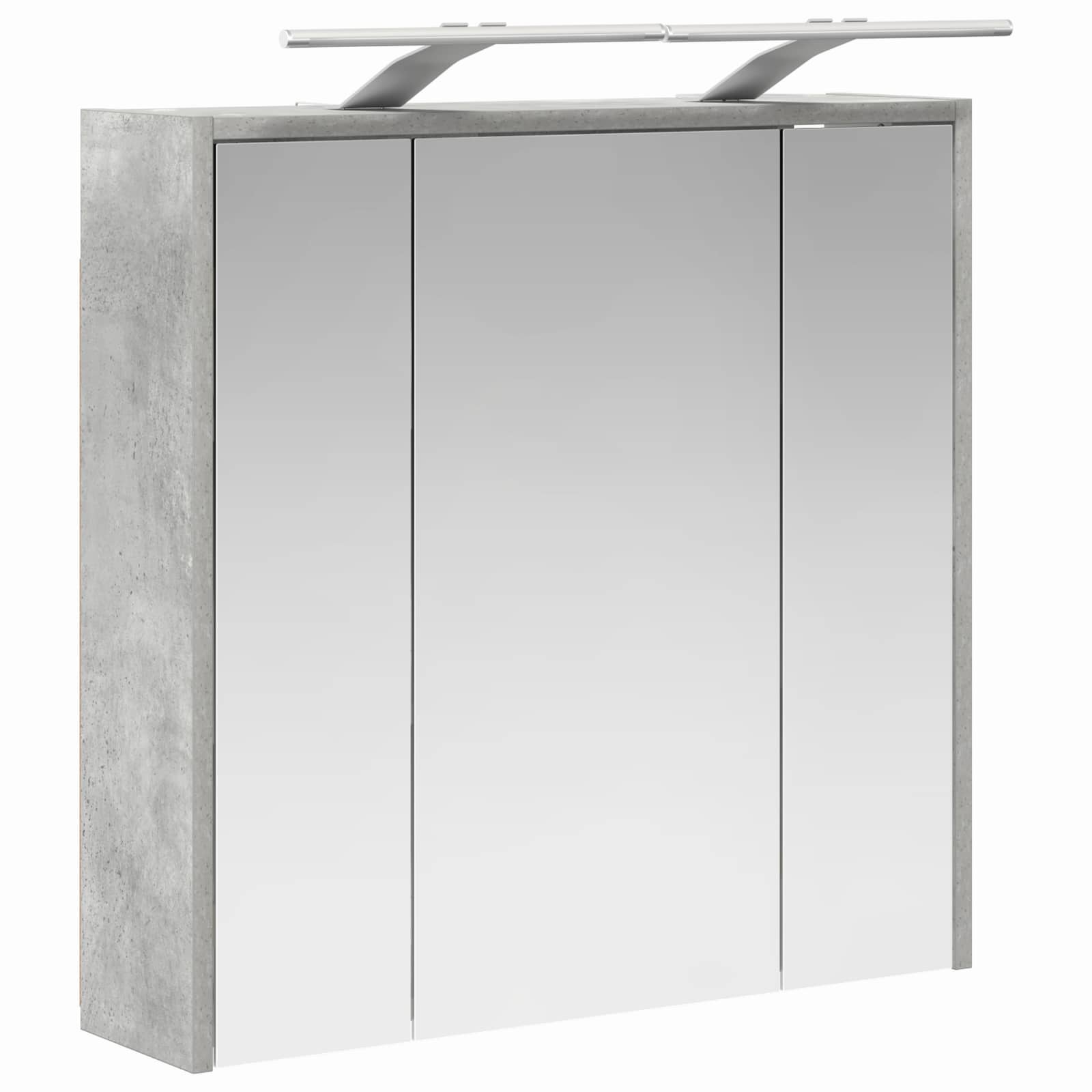 Mobiletto per specchio da bagno Grigio cemento | homemem39