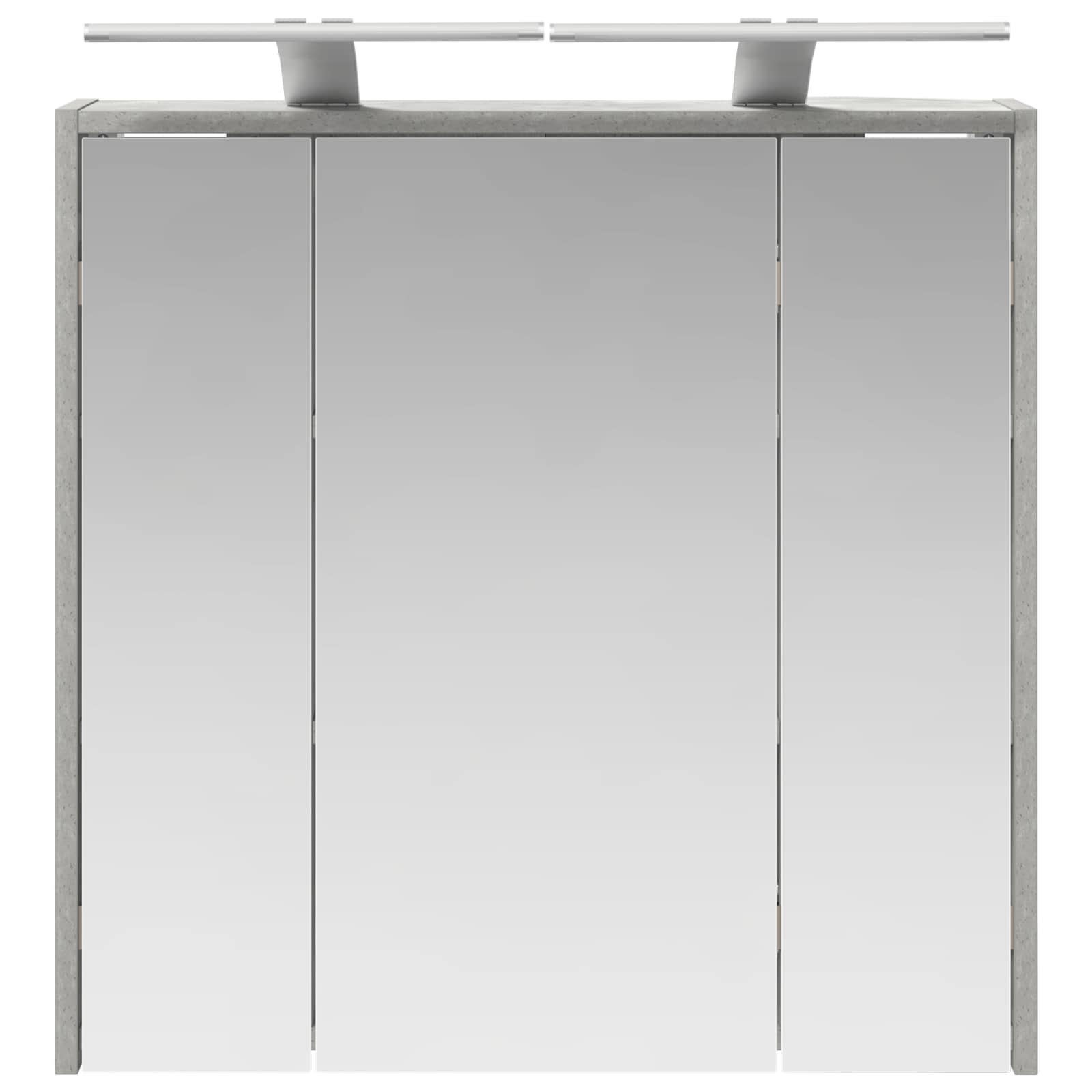 Mobiletto per specchio da bagno Grigio cemento | homemem39