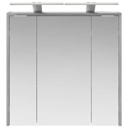 Mobiletto per specchio da bagno Grigio Sonoma | homemem39