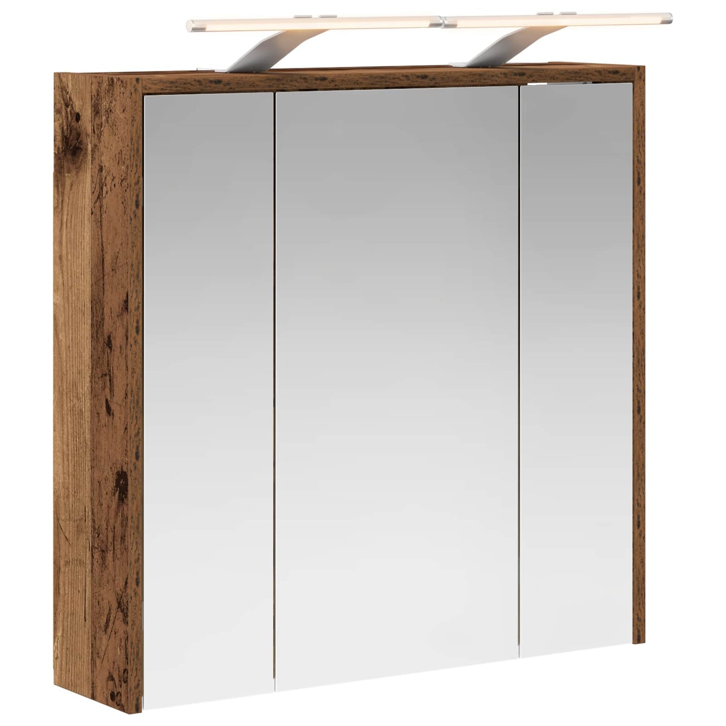 Mobiletto per specchio da bagno Legno vecchio