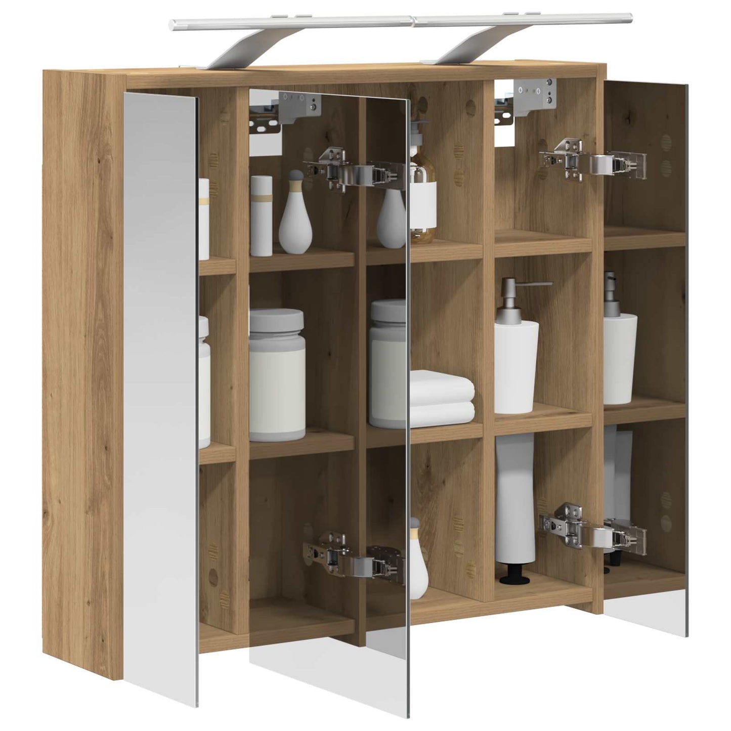 Mobiletto per specchio da bagno Rovere Artigianale | homemem39