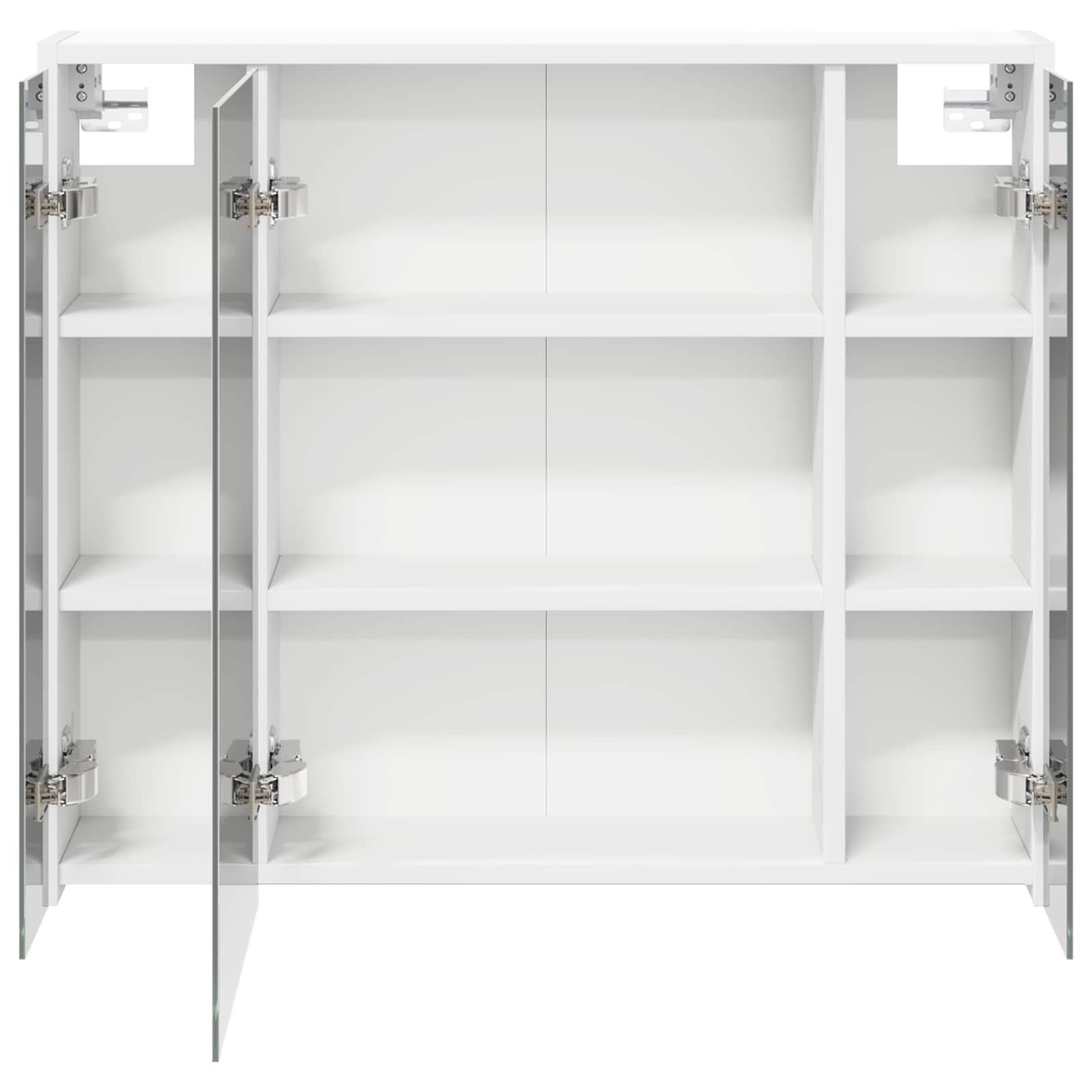 Mobiletto per specchio da bagno Bianco 73,5 x 16 x 62,5 cm | homemem39