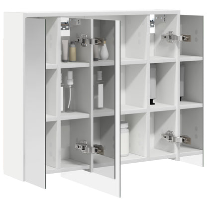 Mobiletto per specchio da bagno Bianco 73,5 x 16 x 62,5 cm | homemem39