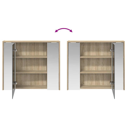 Mobiletto per specchio da bagno Rovere Sonoma | homemem39