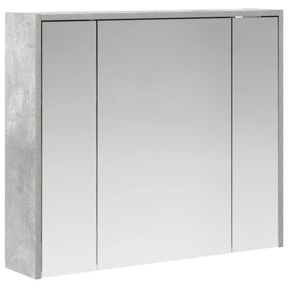 Mobiletto per specchio da bagno Grigio cemento | homemem39