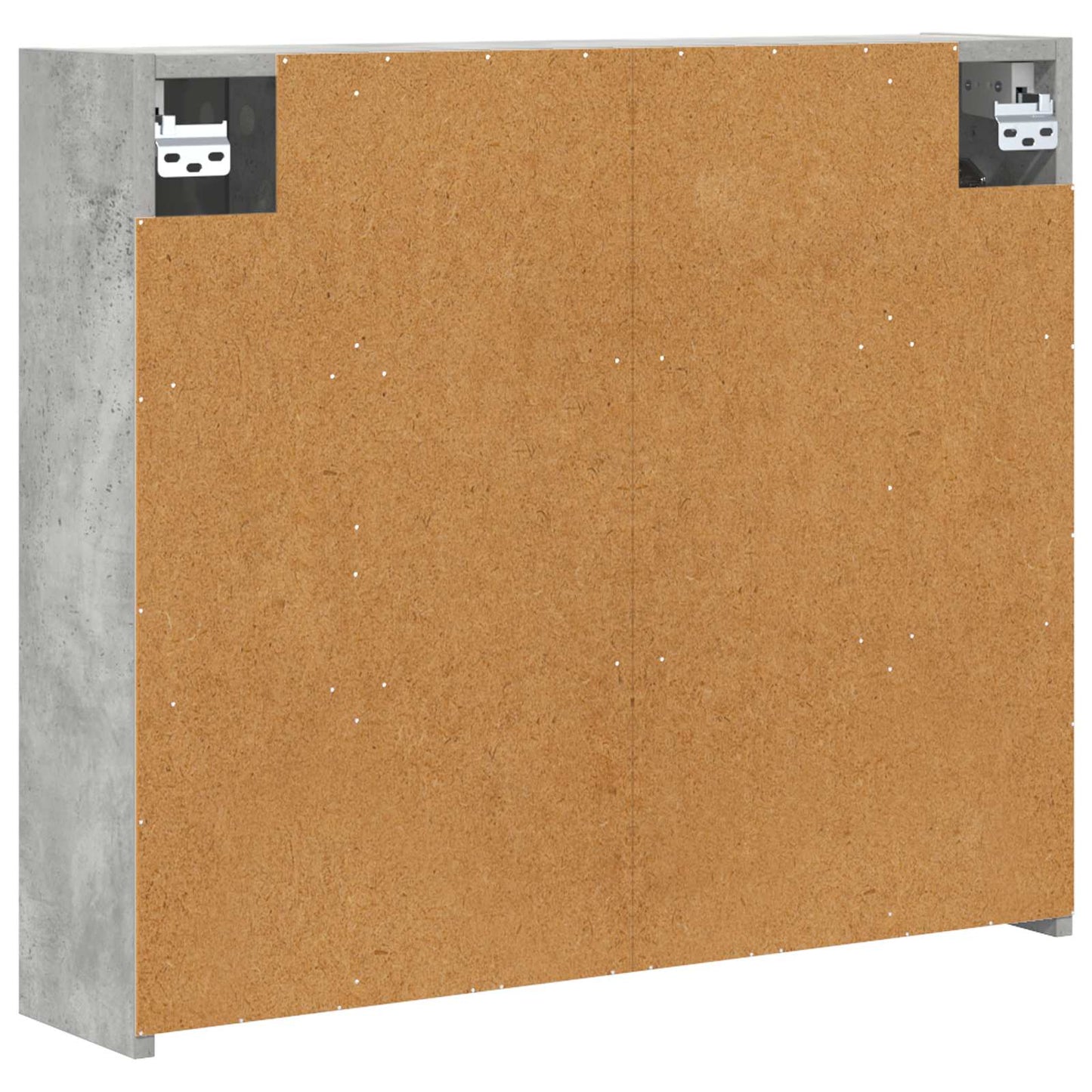 Mobiletto per specchio da bagno Grigio cemento | homemem39
