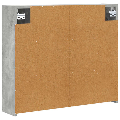Mobiletto per specchio da bagno Grigio cemento | homemem39