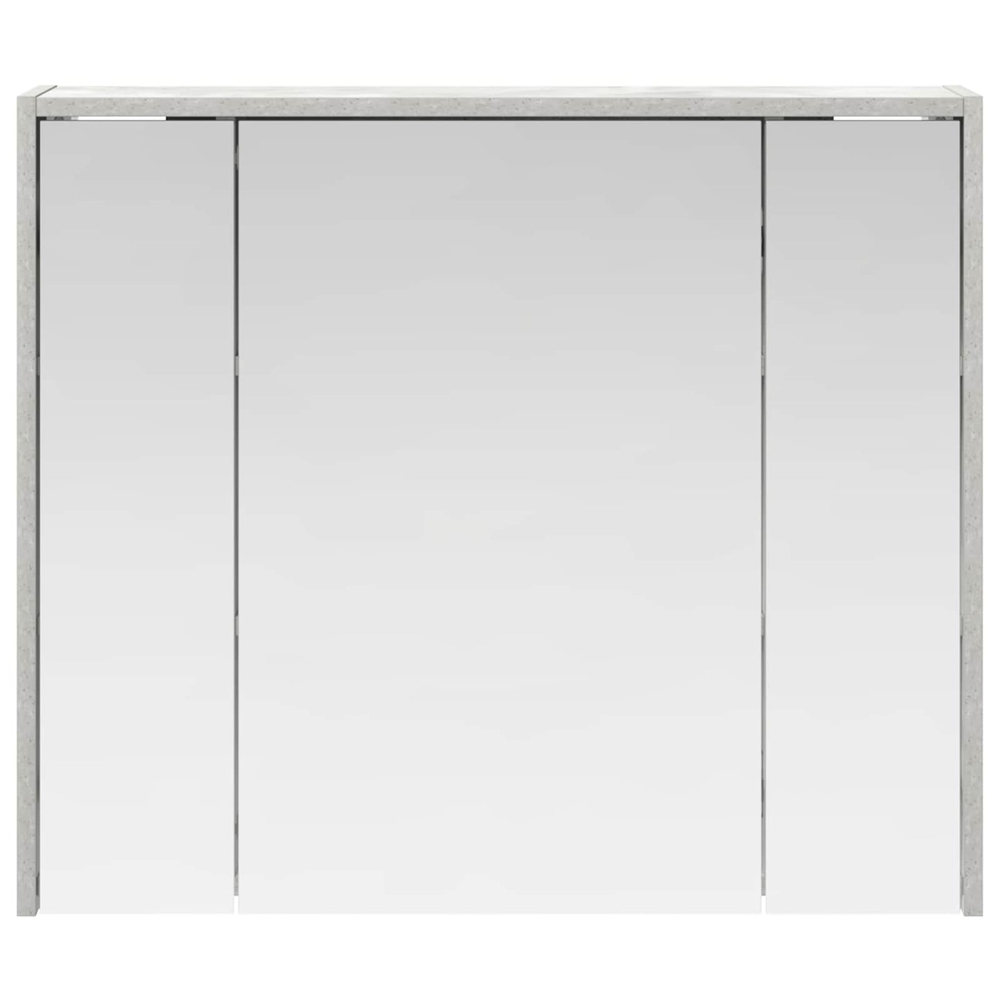 Mobiletto per specchio da bagno Grigio cemento | homemem39