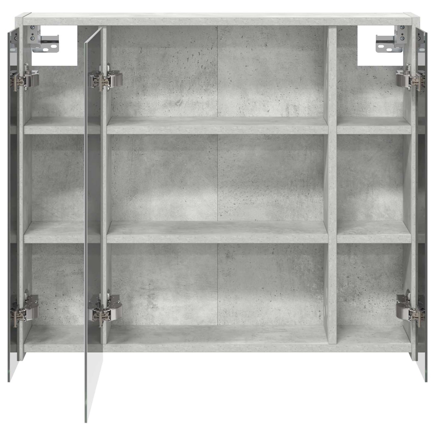 Mobiletto per specchio da bagno Grigio cemento | homemem39
