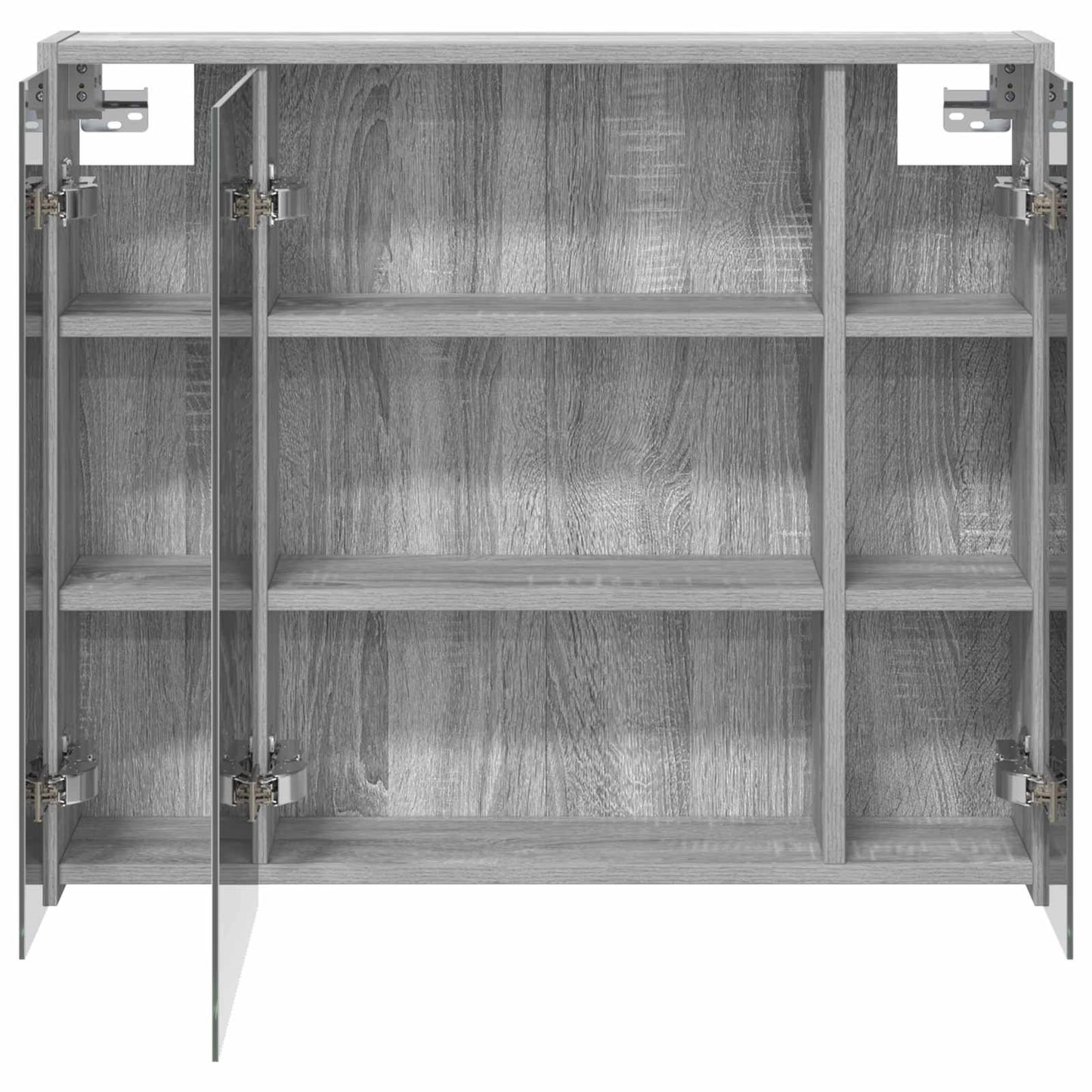 Mobiletto per specchio da bagno Grigio Sonoma | homemem39