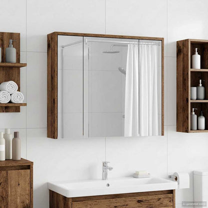 Mobiletto per specchio da bagno Legno vecchio | homemem39