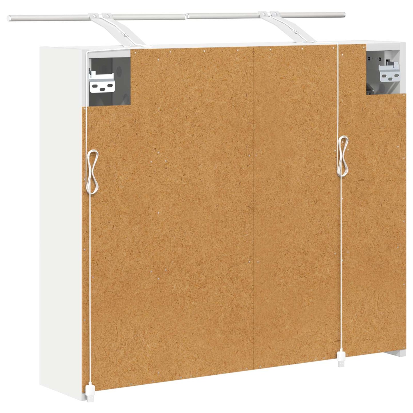 Mobiletto per specchio da bagno Bianco 73,5 x 16 x 62,5 cm | homemem39
