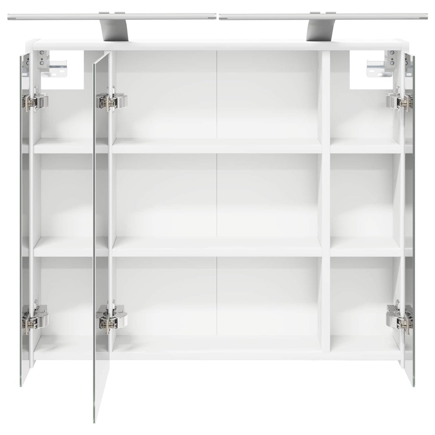 Mobiletto per specchio da bagno Bianco 73,5 x 16 x 62,5 cm | homemem39