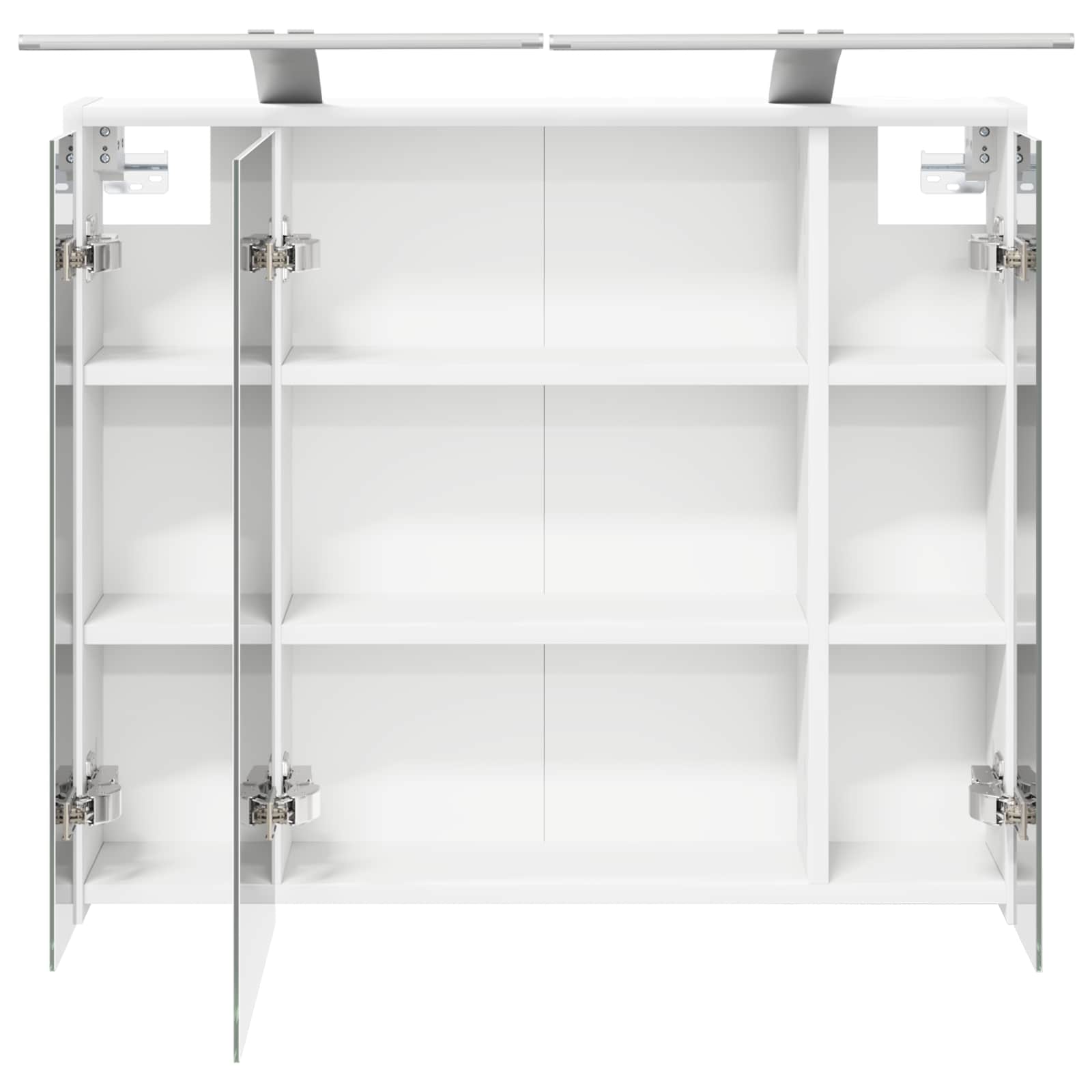 Mobiletto per specchio da bagno Bianco 73,5 x 16 x 62,5 cm | homemem39