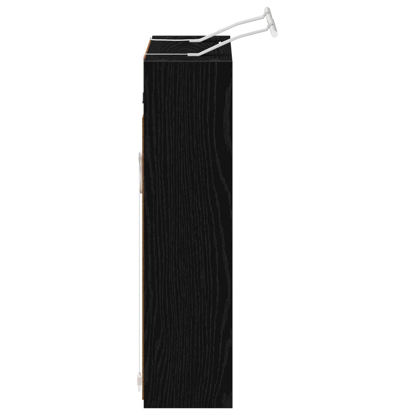 Mobiletto per specchio da bagno Rovere Nero 73,5 x 16 x 62,5 cm | homemem39