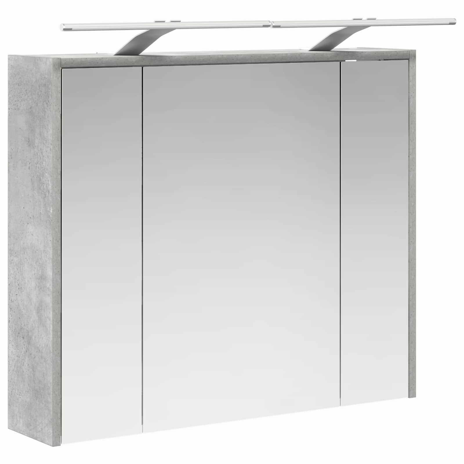 Mobiletto per specchio da bagno Grigio cemento | homemem39