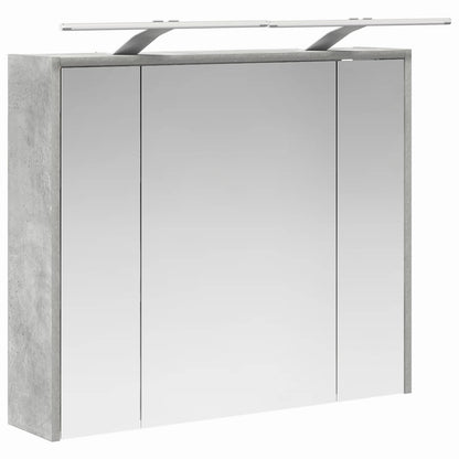 Mobiletto per specchio da bagno Grigio cemento | homemem39
