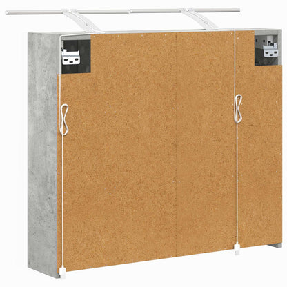 Mobiletto per specchio da bagno Grigio cemento | homemem39