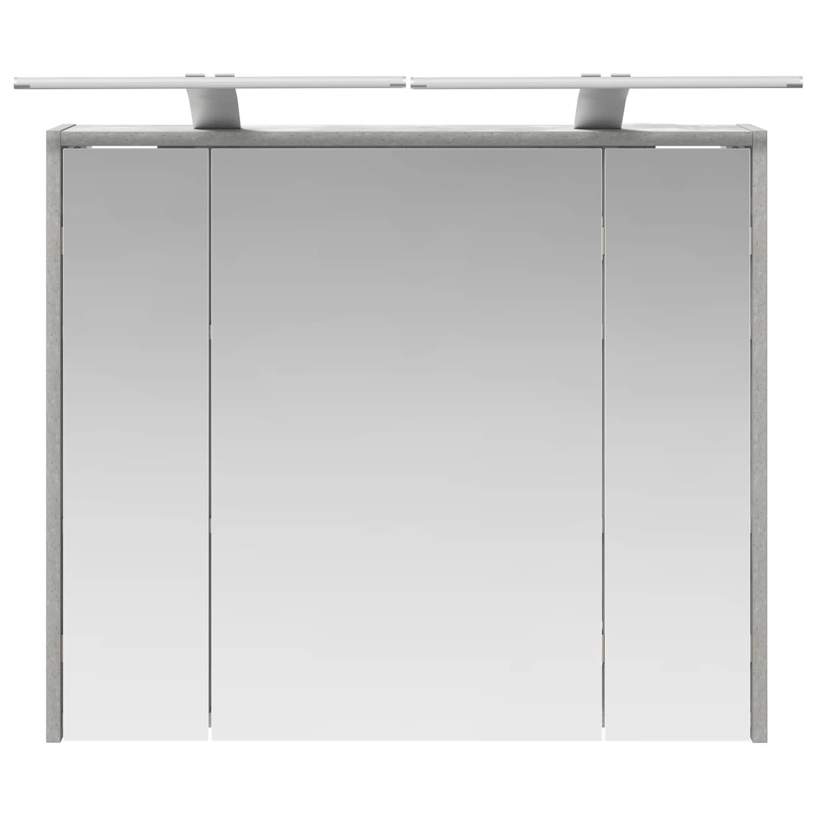 Mobiletto per specchio da bagno Grigio cemento | homemem39