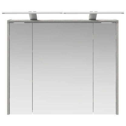 Mobiletto per specchio da bagno Grigio cemento | homemem39