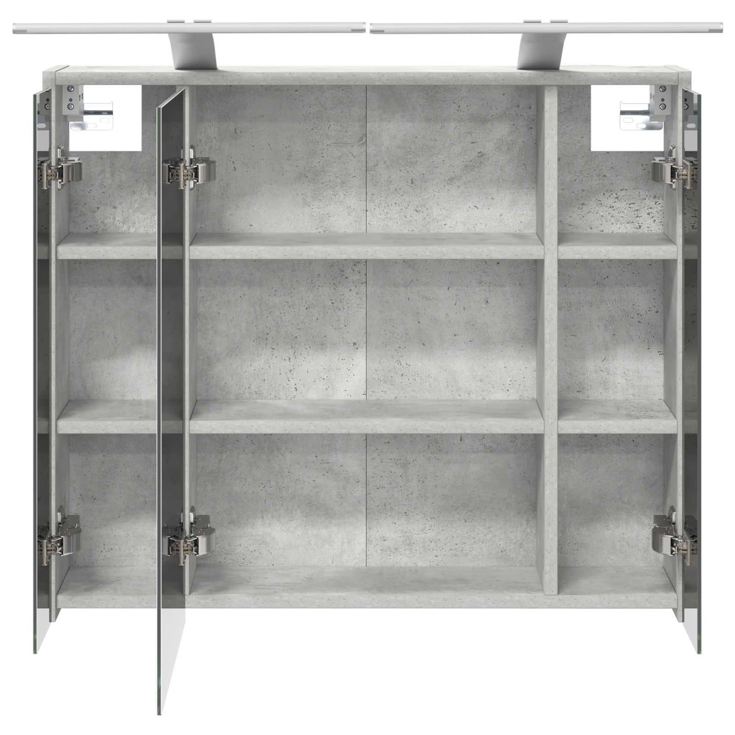 Mobiletto per specchio da bagno Grigio cemento | homemem39
