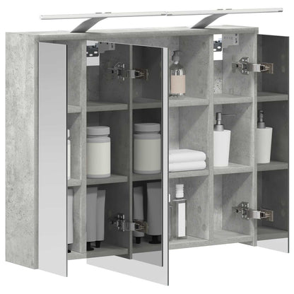 Mobiletto per specchio da bagno Grigio cemento | homemem39