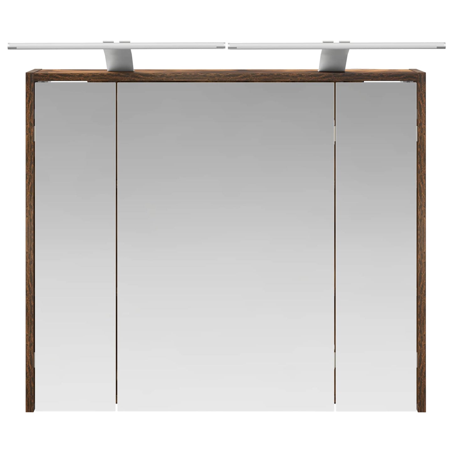 Mobiletto per specchio da bagno Rovere fumé 73,5 x 16 x 62,5 cm | homemem39