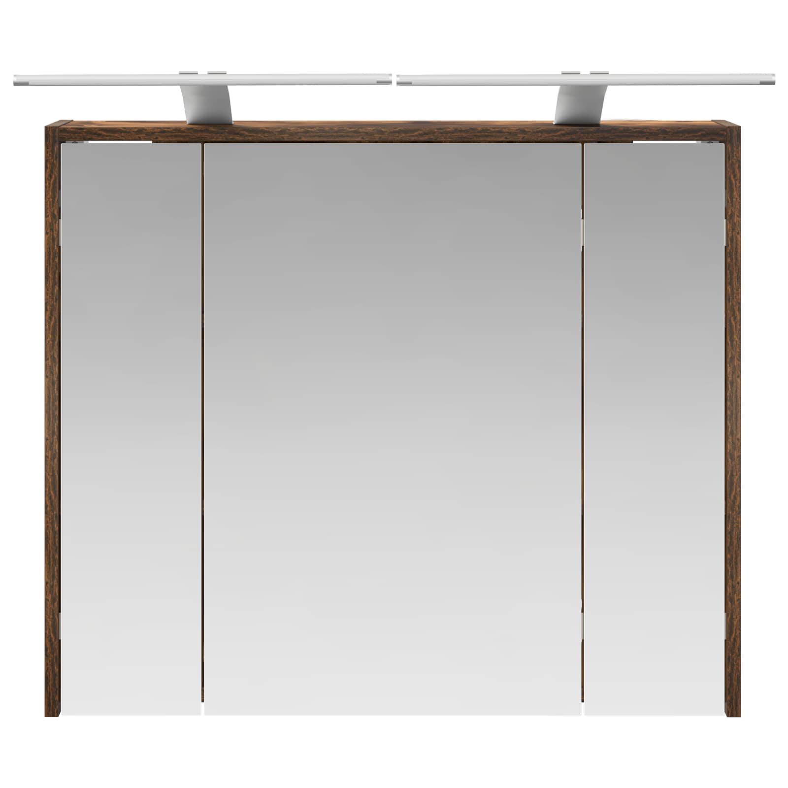 Mobiletto per specchio da bagno Rovere fumé 73,5 x 16 x 62,5 cm | homemem39