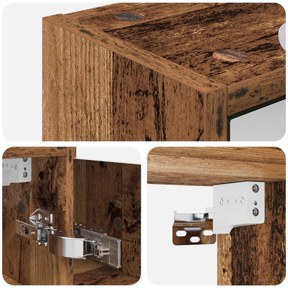 Mobiletto per specchio da bagno Legno vecchio | homemem39